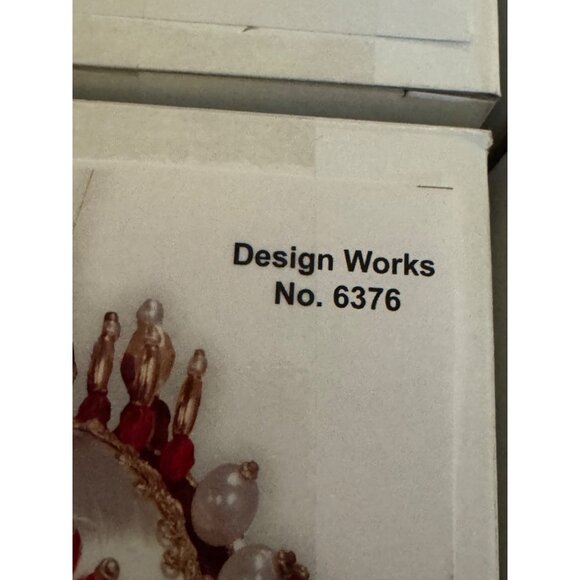 Mary Maxim Design Works Beaded Ornament Kit Set Of 4 - Picture 5 of 12